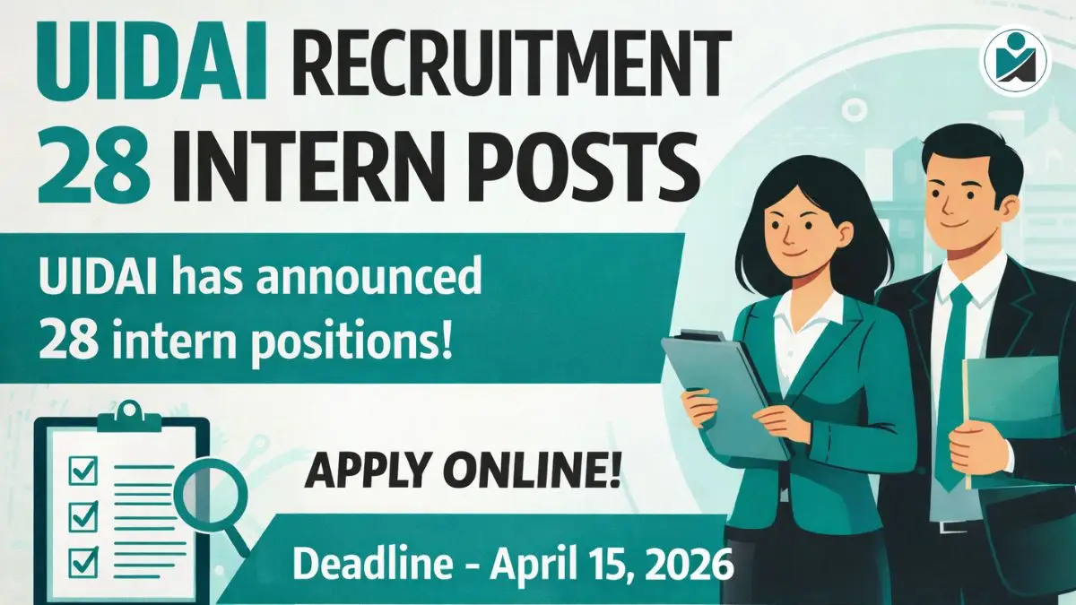 UIDAI Recruitment 2026