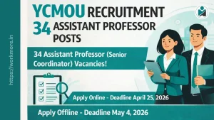 YCMOU Recruitment 2026