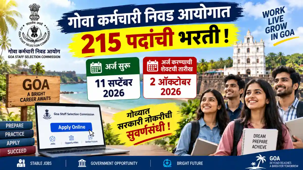 Goa SSC Bharti 2026