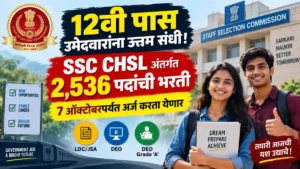 SSC CHSL Bharti 2026